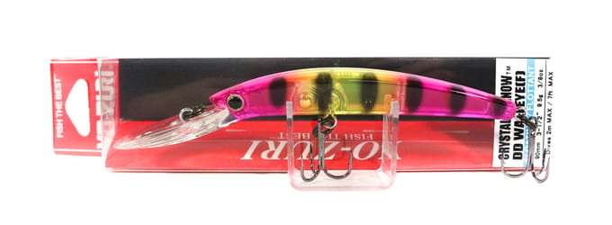 Yo Zuri Crystal Minnow DD Walleye 90 mm drijvend kunstaas R1205-APC (6701)