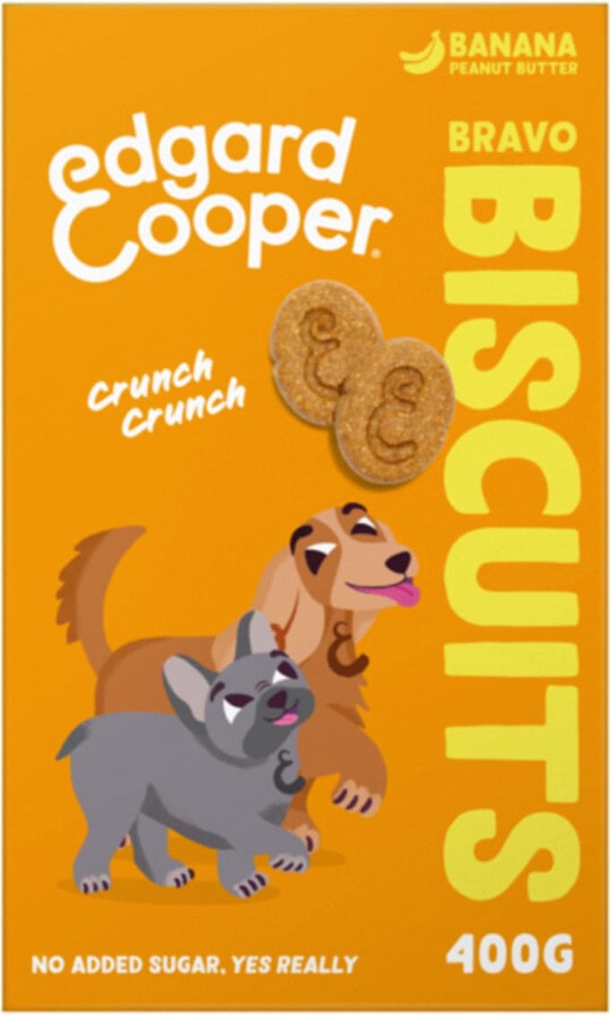 Edgard & Cooper Biscuit - Hondensnacks - Banaan 400 g