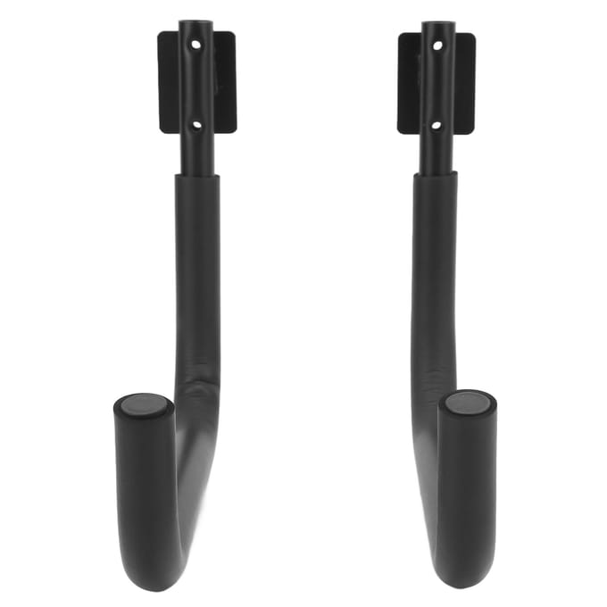 Kajak Muurmontagerek Ruimtebesparend Eenvoudige Installatie Stevige Kajak Muurhangers Surfplank Muurmontage black