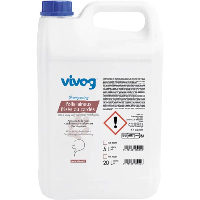 Shampoo voor honden krullend touw Vivog