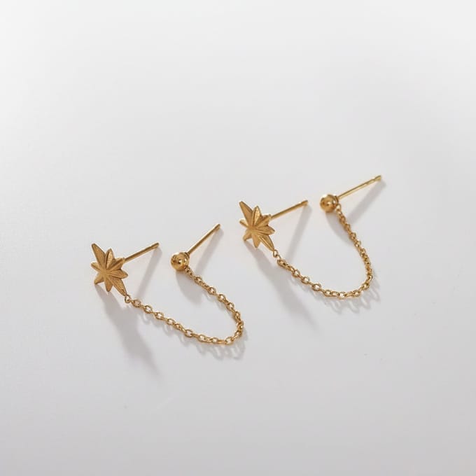 Oorbellen met Kettingdetails – Modern Statement | Twinolo