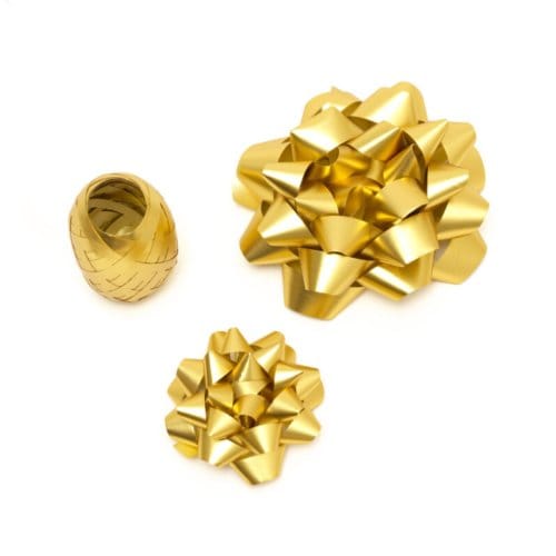 Legami set van strik en lint - goud