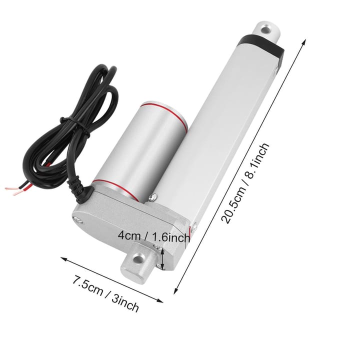 100mm4inch Slag Heavy Duty DC 12V Belasting Lineaire Actuator Elektromotor