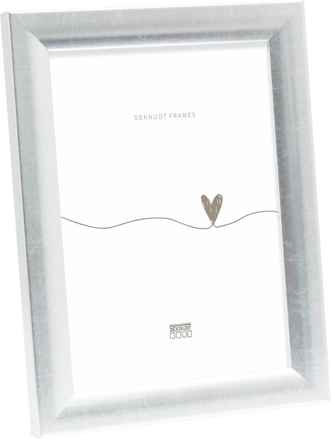 Deknudt Frames fotolijst S54SD2 - zilverkleur - hout - 20x28 cm