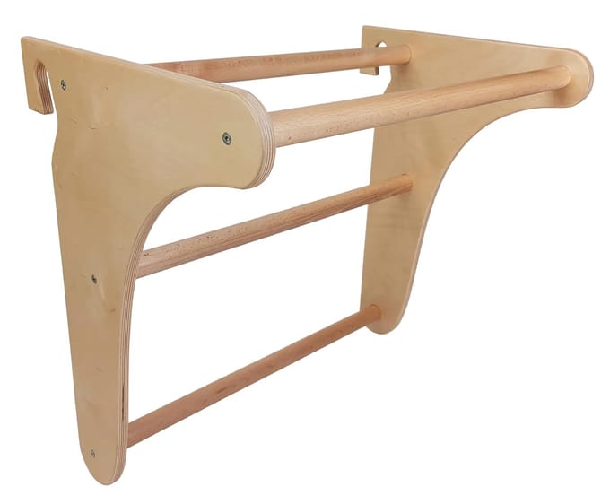 Houten sportrekstang MASTER 70 cm