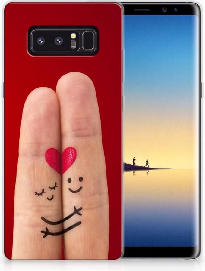 Samsung Galaxy Note 8 Silicone Back Cover Liefde - Origineel Romantisch Cadeau