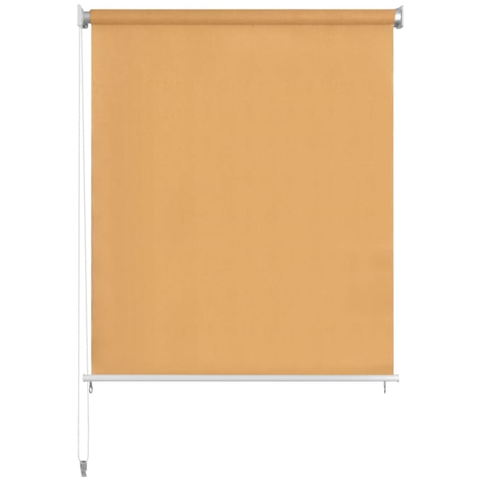 vidaXL - Rolgordijn - voor - buiten - 125(B)x140(H) - cm - beige