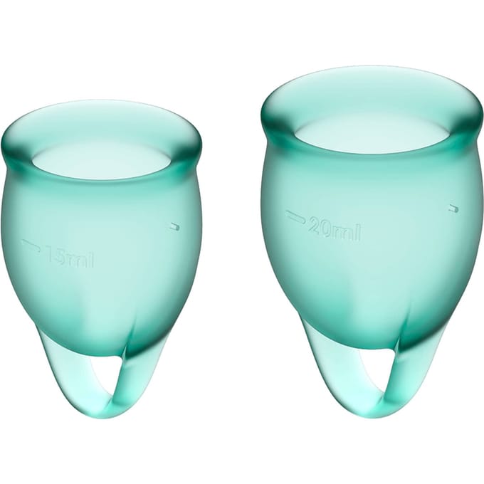 Satisfyer 'Feel Confident - Set van 2 Menstruatiecups', 15 & 20 ml