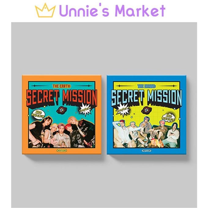MCND [LA TERRE : MISSION SECRETE Chapitre 1] 3ème Mini Album Random Ver,No poster blue