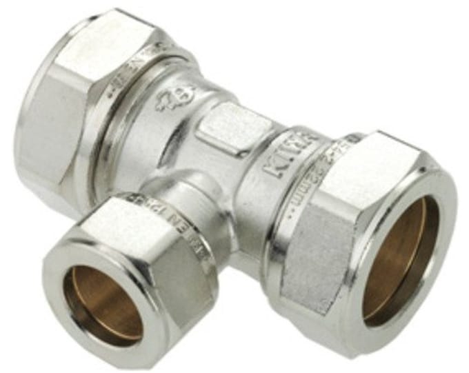 BONFIX 82508 T-stuk 28 x 15 x 28 mm. vertind