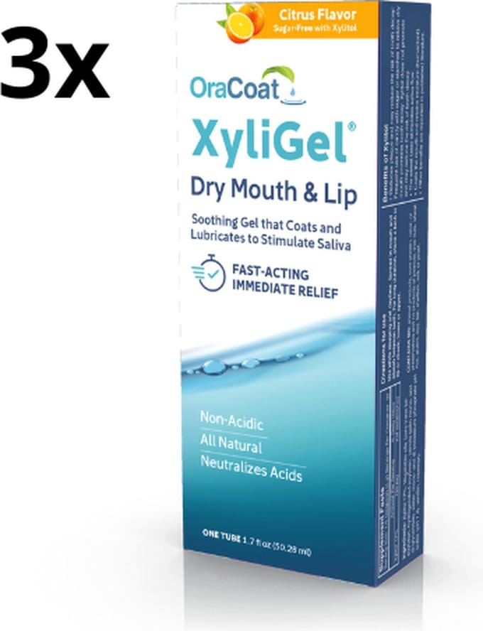 Oracoat Xyligel Speekselvervanger - 3 x 50ml - Voordeelverpakking