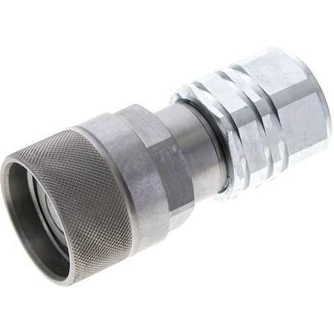 Stalen DN 12.8 Vlakdichtende Koppeling Insteeknippel G 3/4 inch Binnendraad ISO 16028 D M36 x 2