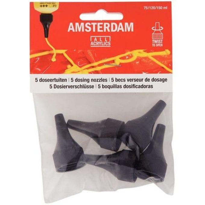 Set van 5 doseertuiten 120 ml Amsterdam Acryl