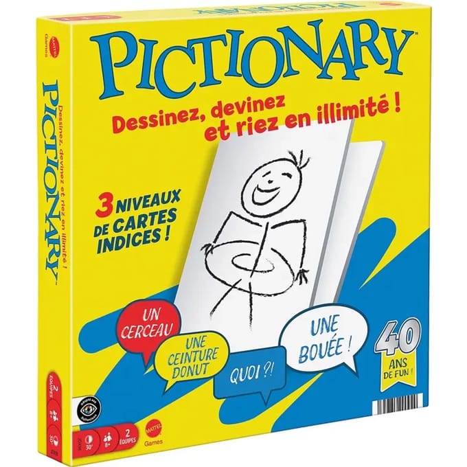 Educatieve spelletjes Mattel Pictionary Core France
