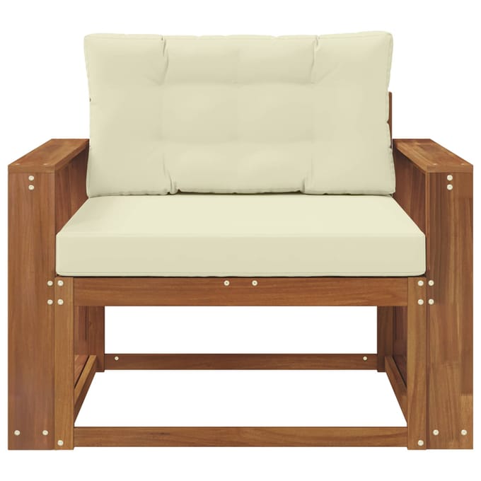 vidaXL - Buiten - Midden - Sofa - Naturel