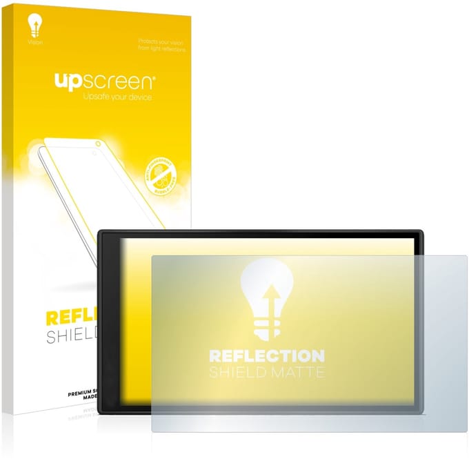upscreen - Screenprotector voor Garmin DriveSmart 66 - Folie Beschermfolie anti glare matte