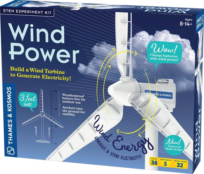 Windenergie V4 Experimenteerdoos - Thames en Kosmos