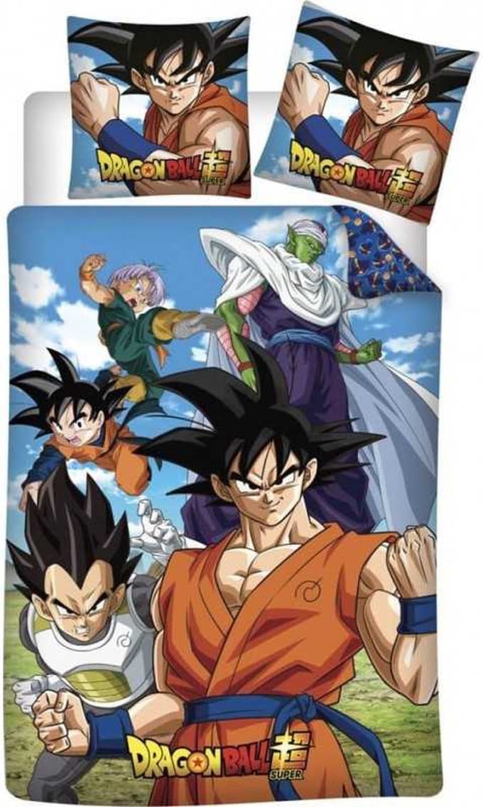 Dragon Ball Z Dekbedovertrek, Vegeta - Eenpersoons - 140 x 200 cm - Polyester