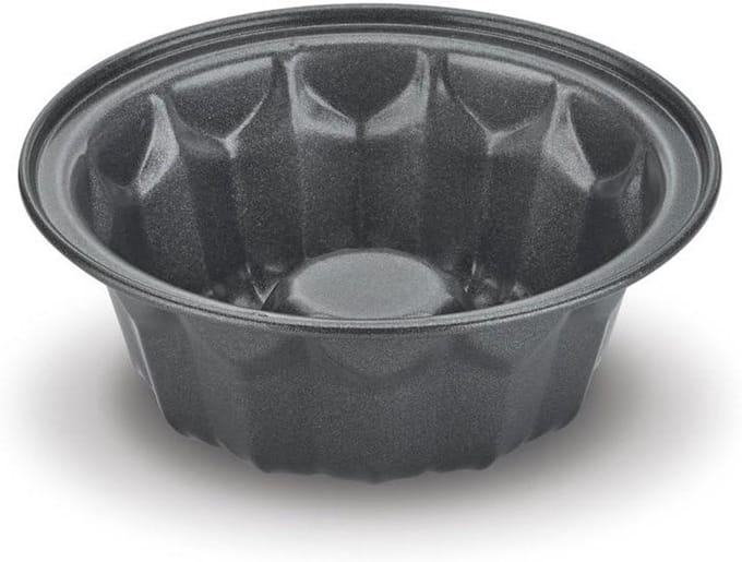 Mini Bakvorm Set - Muffin Bakvorm - Bakken Muffin - Gelijkmatige Verwarming - Small - Zwart