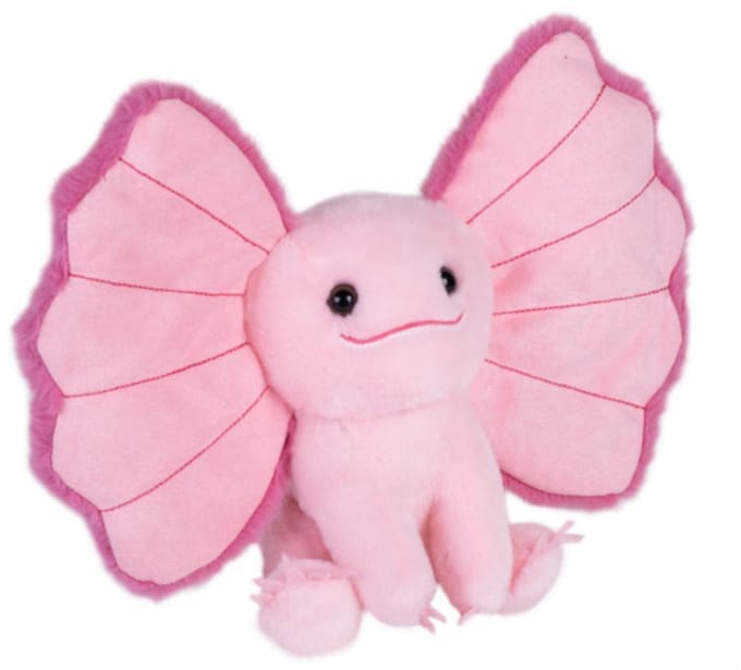 Wild Republic Pluche Axolotl knuffel - 15 cm - roze - knuffeldier - salamander - knuffeldieren