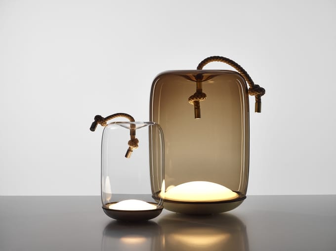 Brokis Knot Cilindro Battery Lamp oplaadbaar