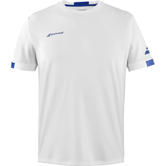 Babolat Play Crew Neck T-shirt Heren-Wit