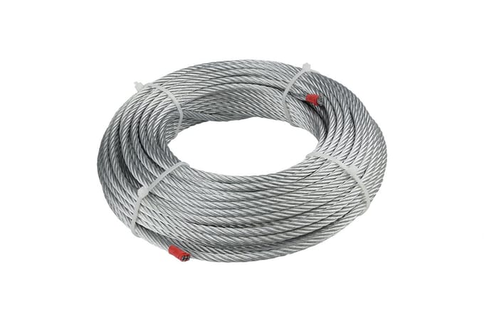Staalkabel verzinkt 4 mm | Bundel 25 meter