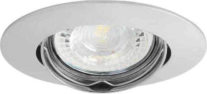 Kanlux LUTO inbouwspot Rond Chroom Kantelbaar
