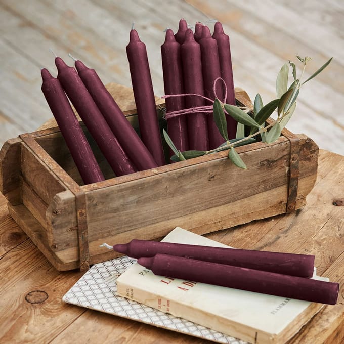 Kaars set van 12 Bauceau