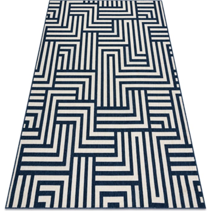 Kleden Rugsx Sisal tapijt SPRING 20421994 doolhof crèmee / 80x150 cm