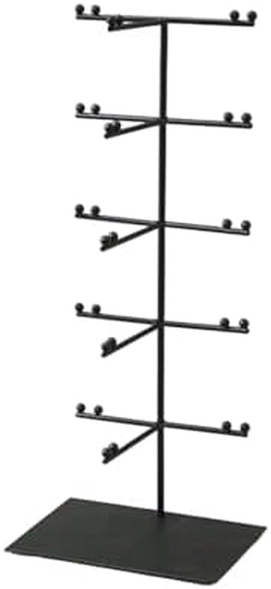 Brillenhouder - Opbergrek - Brillen Presenteren - Metalen Frame - Compact Formaat - Zwart