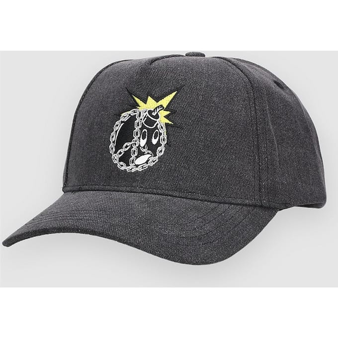 Adam Bomb Peace Chain Snapback Cap zwart