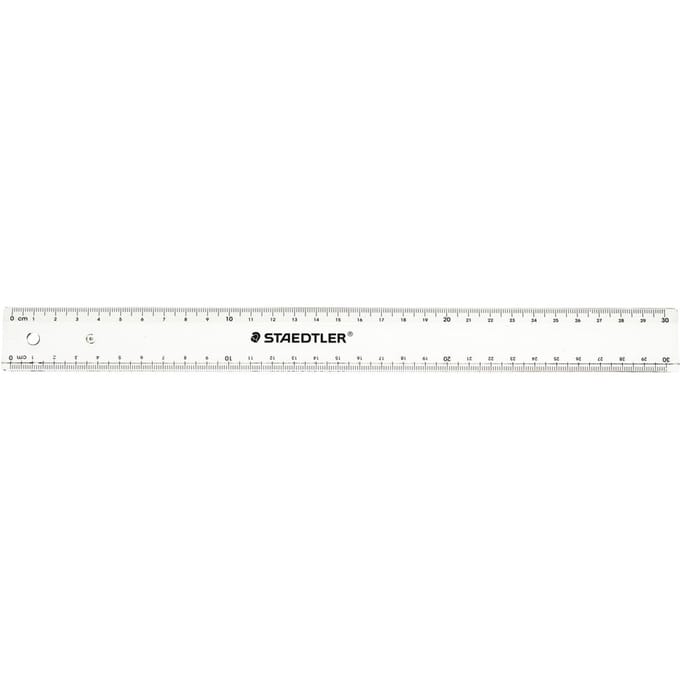 Staedtler Ruler 30cm plastic transparent 20pcs.