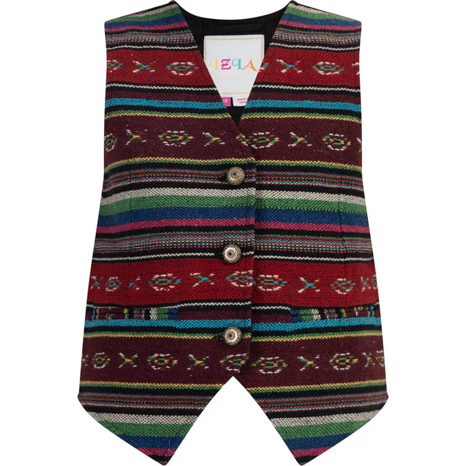 IZIA Waistcoat Meisje Veelkleurig zwart