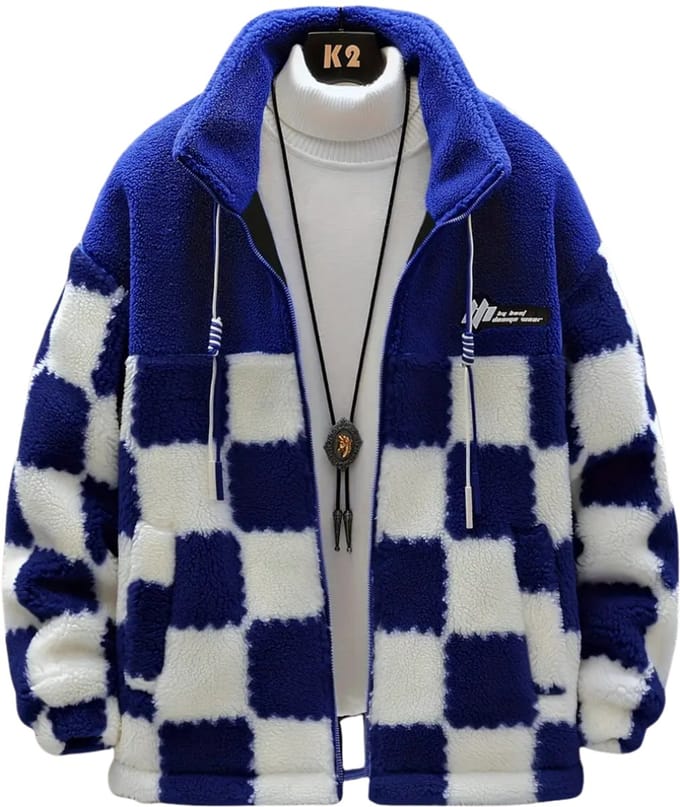 Winterjas Heren - Parka - Winter - Jas - Volwassen - Stijlvol - Blauw - S