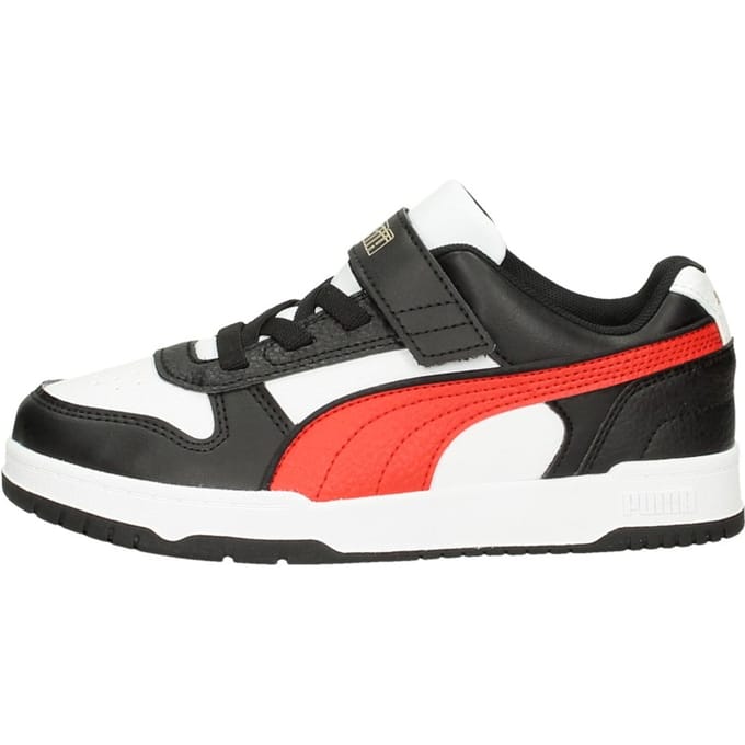 PUMA RBD Game Low AC+PS Unisex Sneakers - White/ForAllTimeRed/Black/Gold
