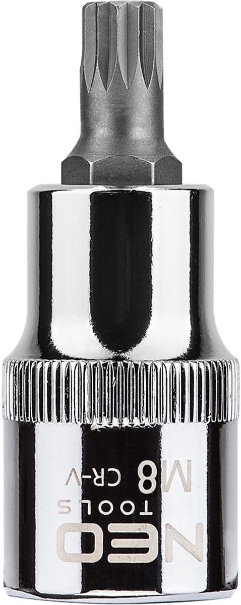 NEO - Spline Dopsleutel - M8 - 1/2 inch - 55 mm