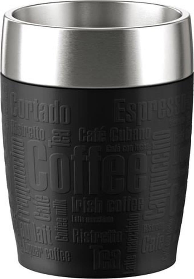 EMSA TRAVEL CUP kopje Zwart