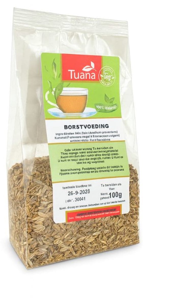 Tuana Kruiden - Borstvoedings Kruidenthee 100 G - TUTHEE008