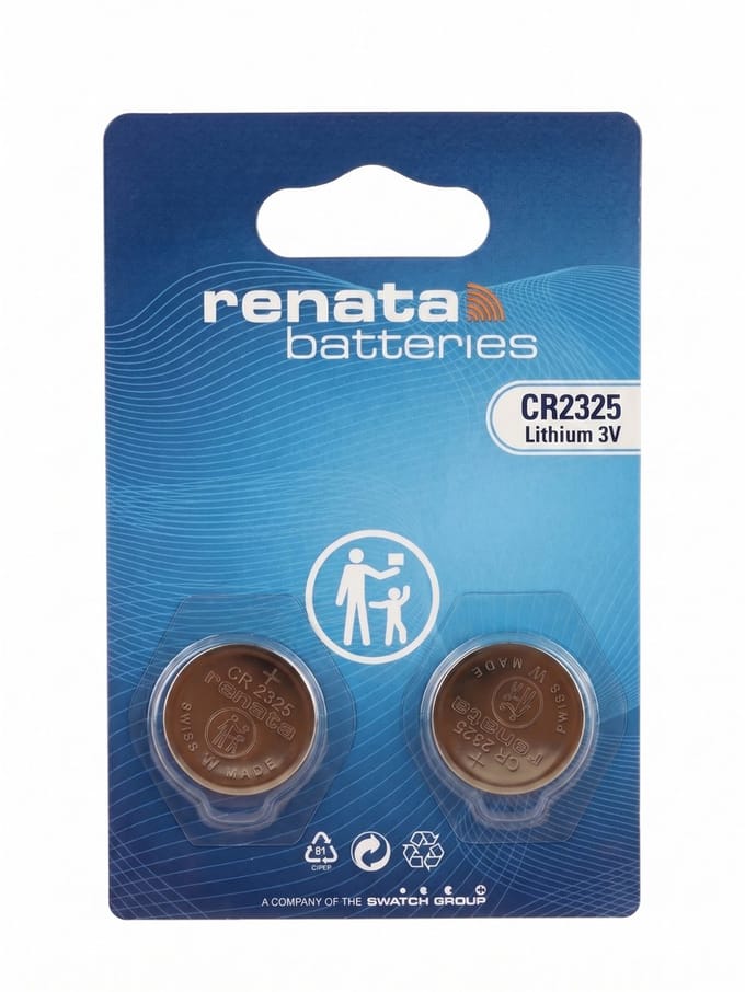 CR2325 Lithium Knoopcel Batterij 3V Blisterverpakking - 2 Stuks