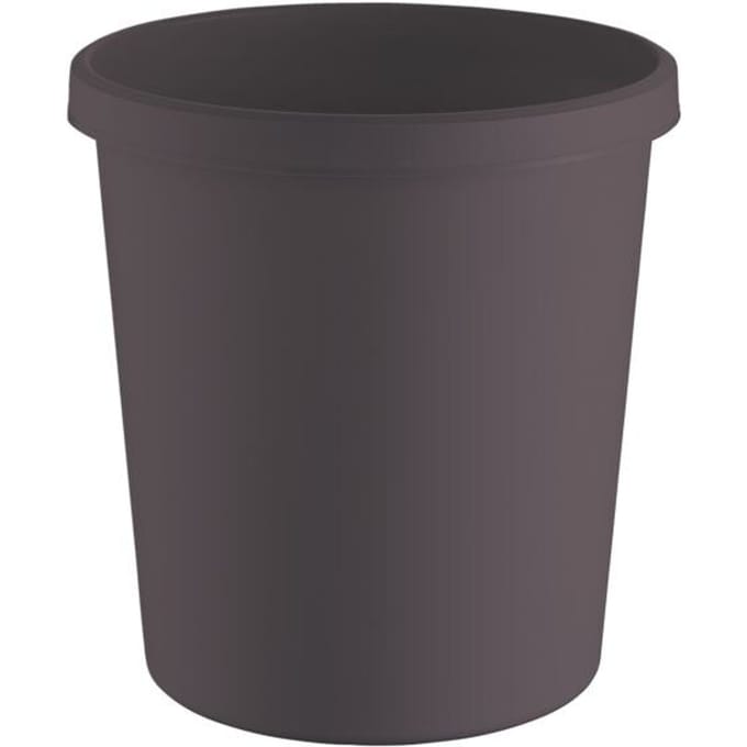 Afvalbak Helit De Groene Duitser, inhoud 18 l, omtrekrand, gerecycled plastic, rood