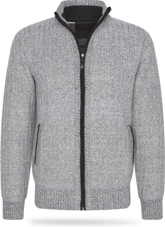 Cappuccino Italia - Heren Vest Bounded Jacket Grijs - Grijs - Maat L