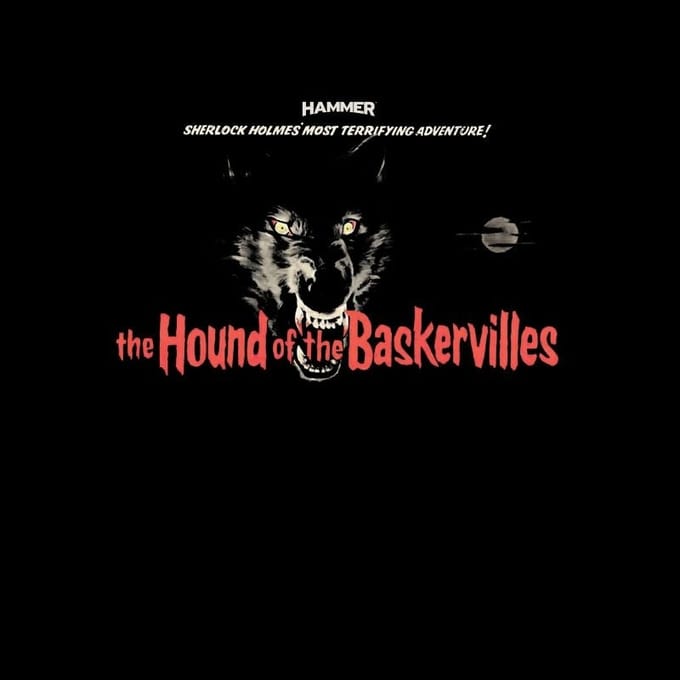 Hammer Horror Hound Of The Baskervilles Men's T-Shirt - Black - M
