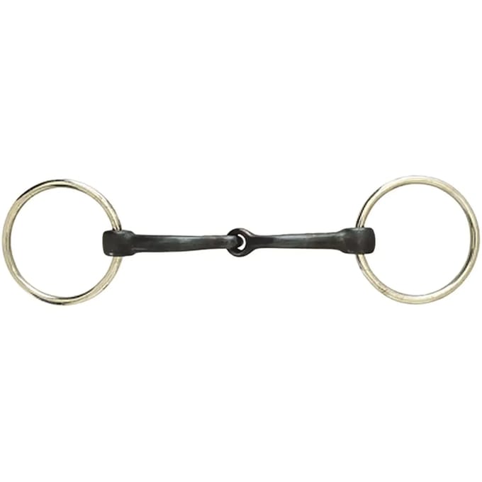 Scharnierende losse ring snaffle bitten voor paarden Weatherbeeta Korsteel