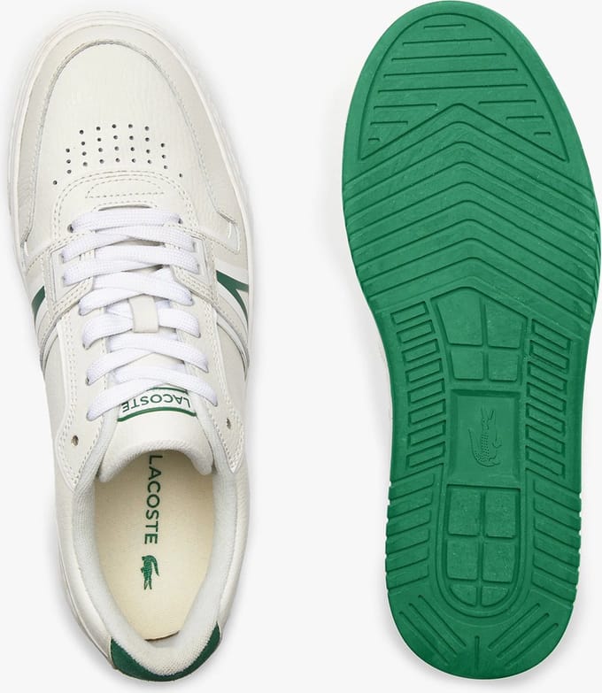 Lacoste L001 - maat 43 - Mannen Sneakers - Wit/Groen