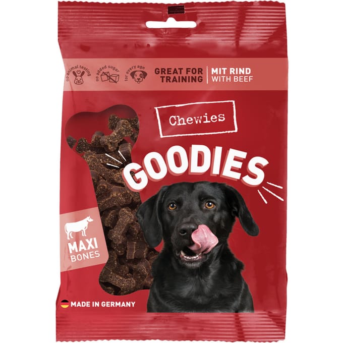 200g Botjes Kauwsnacks Rund-smaak Chewies Hondensnacks
