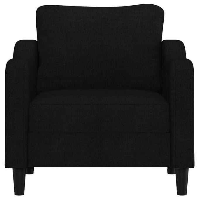 vidaXL - Fauteuil - 60 - cm - stof - zwart