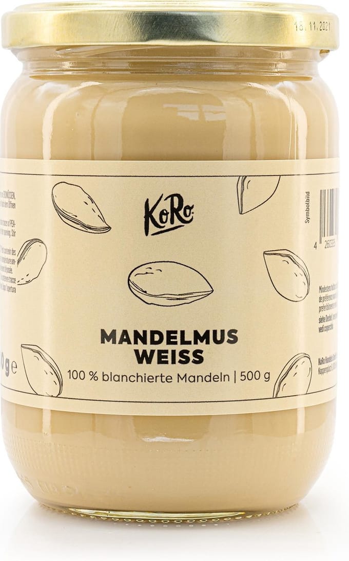 KoRo | 100% witte amandelpasta 500 g