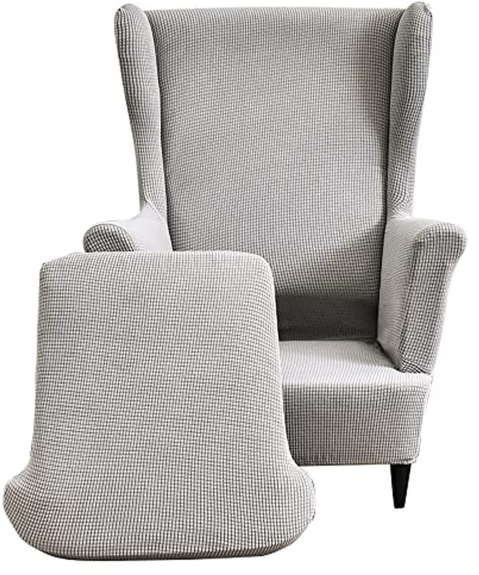 Stretch Wing Chair Cover Voor Elegante Vleugelstoelen