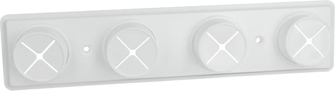 Metaltex Rubberen ophanghaak 4-haaks Metaltex